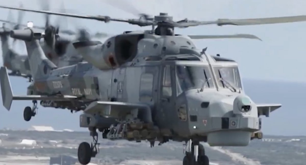 The Wildcat helicopters / screenshot from video 