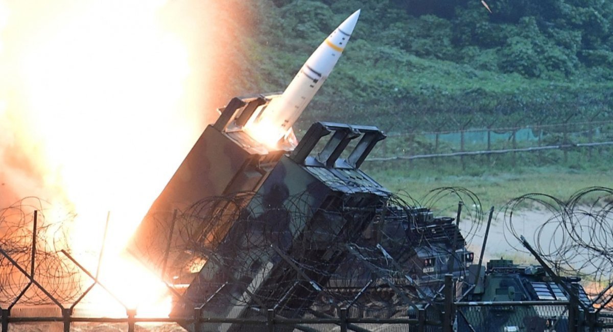 The ATACMS launched from an M270 artillery rocket system