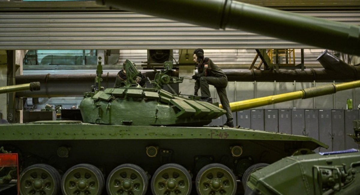 Production of tanks at Uralvagonzavod armor plant, russia, winter 2024 / Open-source illustrative photo