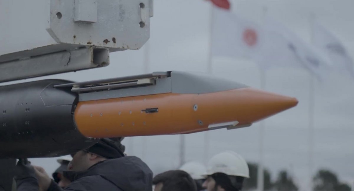 Göktan surface-launched deep strike weapon / Still frame credit: Aselsan