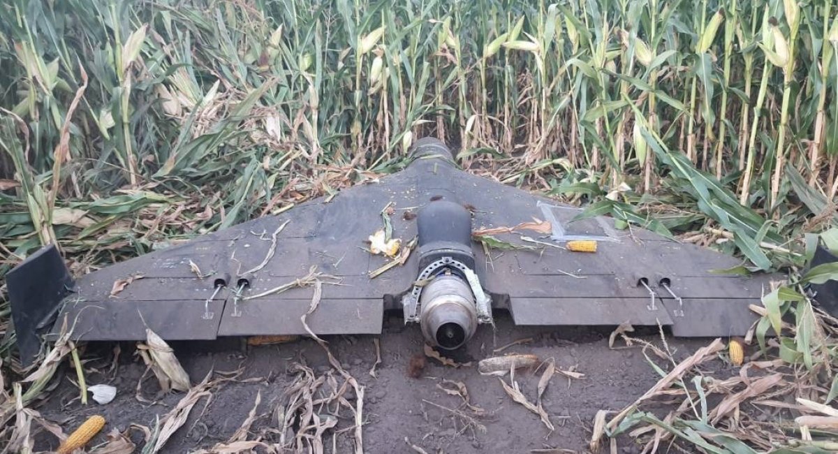 russian Shahed drone equipped with a jet engine / open source 