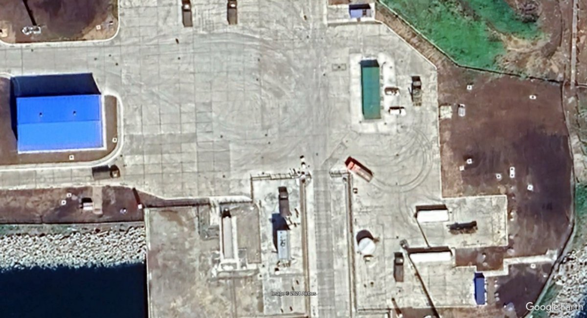Preparation process for the R-30 Bulava ICBM / Photo credit: Google Earth