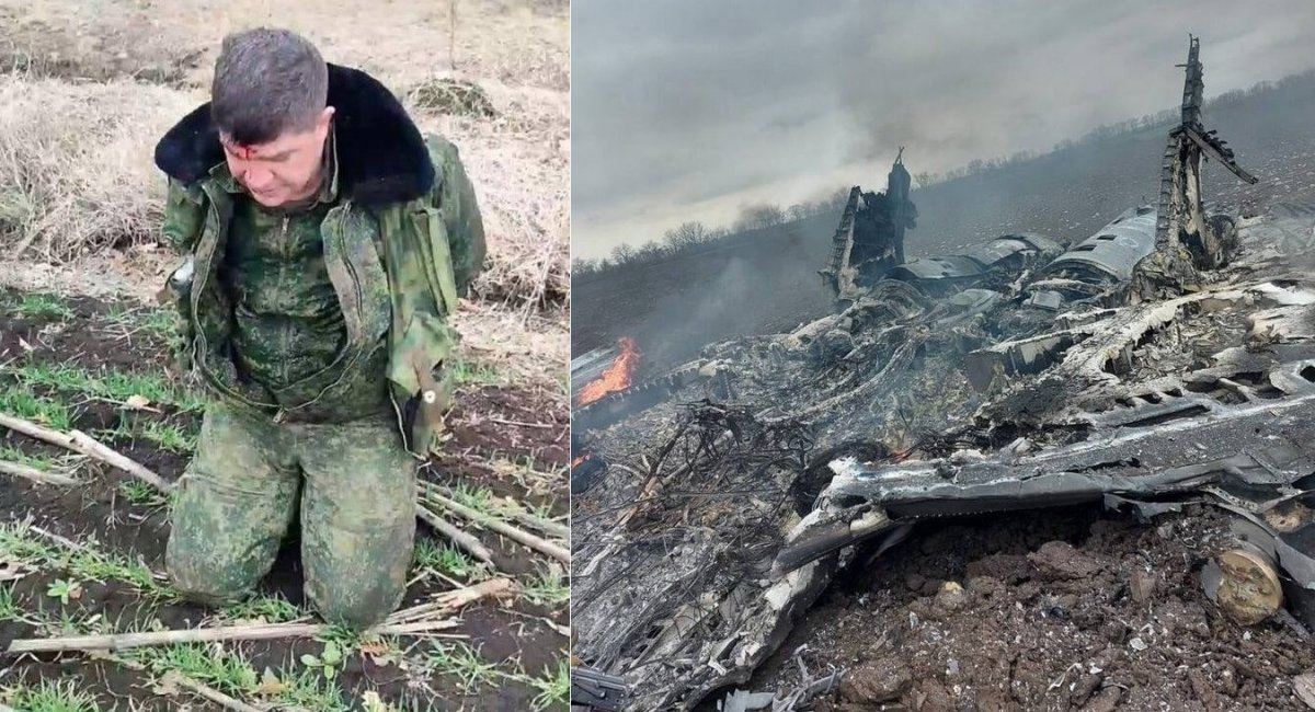 Ukraine’s warriors shot down a russia’s Su-34 strike fighter near Izium, and a razzist killer pilot was captured on Sunday, April 3