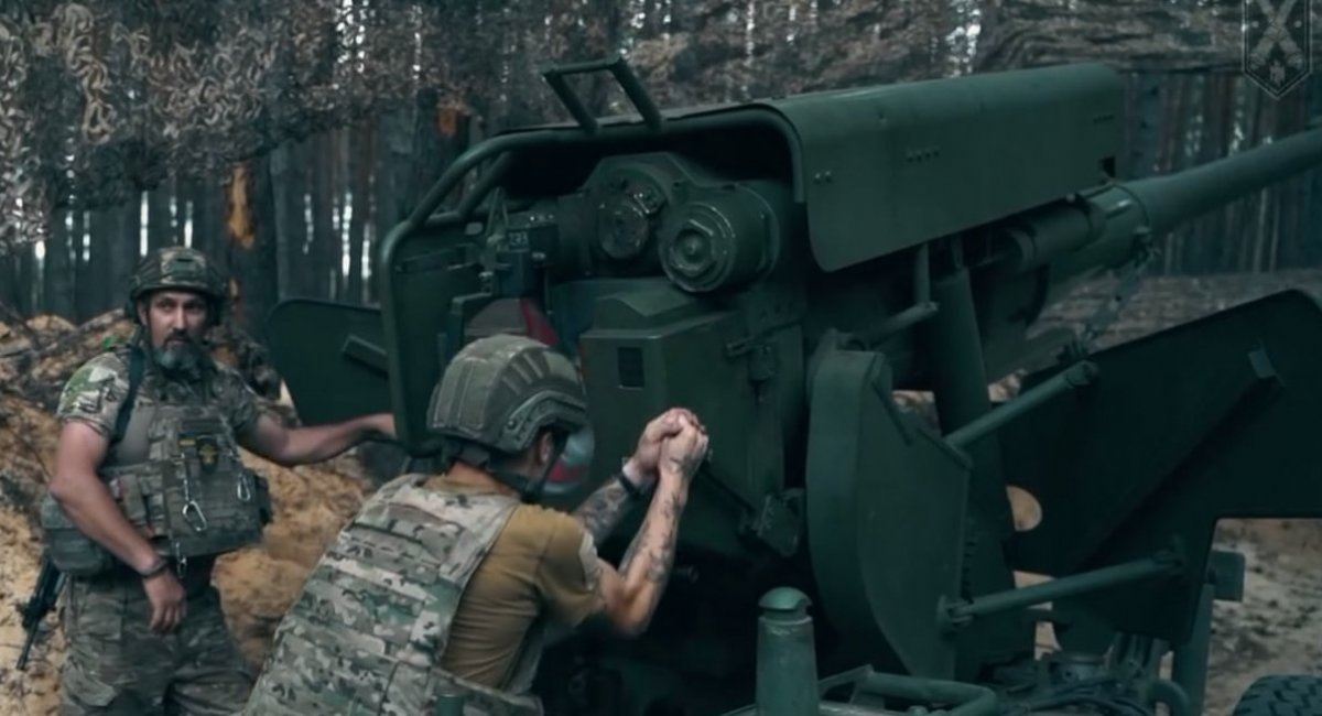 Ukrainian 2H22 Bohdana-BG towed howitzer in service with the 3rd Separate Assault Brigade / Screenshot credit: versnikigromu on Instagram