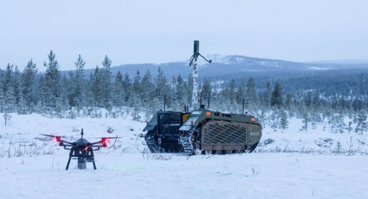 TheMIS UGV in Sweden during testing / Photo credit: Milrem Robotics / Caitlin Qvist
