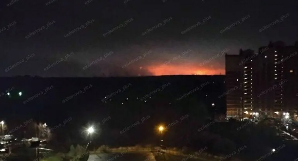 On the night of Saturday, November 15, attack drones hit objects in the city of Ryazan in russia / Photo credit: Exilenova+/Telegram