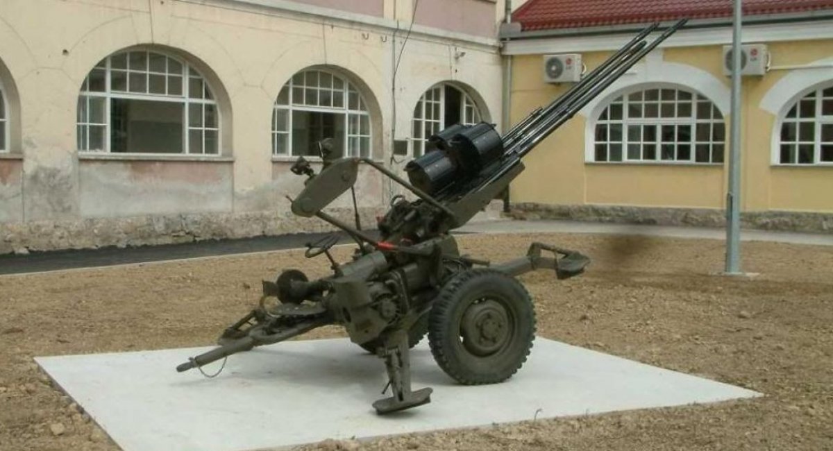 Yugoslavia-made the Zastava M55 20mm triple-barreled automatic anti-aircraft gun / Illustrative photo from open sources