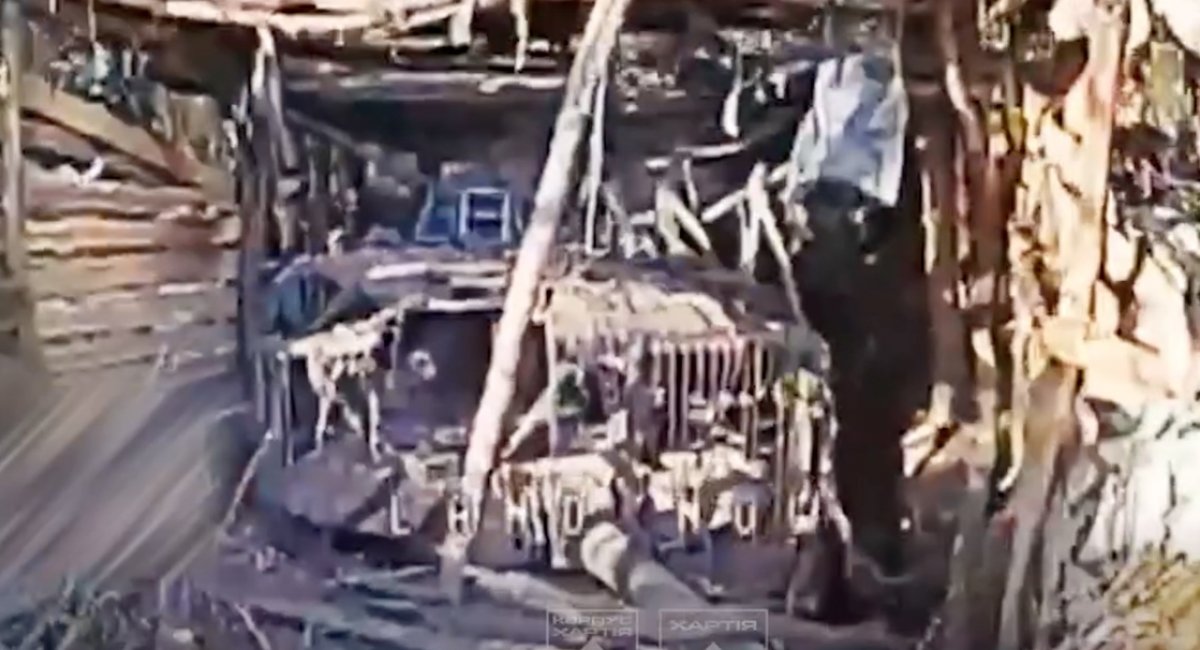 russian tank / screenshot from video 