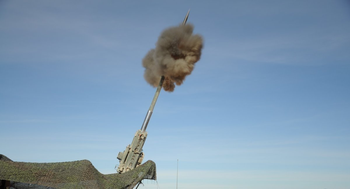 Illustrative photo: an M982 Excalibur 155mm round fired off an M777 howitzer / Photo credit: Sgt. Sean Harriman, U.S. Army, Popular Mechanics