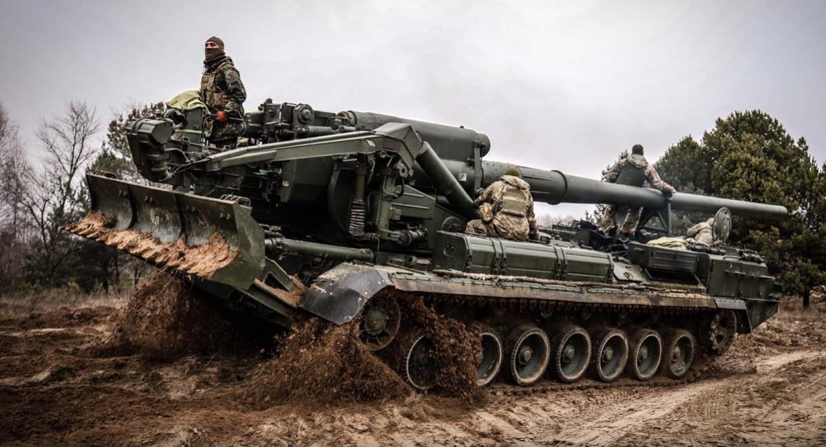 2S7 Pion Self-propelled gun of the 43rd Artillery Brigade, 2025 / Photo credit: Brigade press service