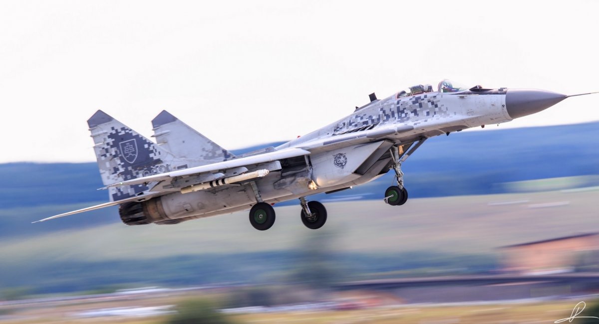 Slovakia’s MiG-29 jet