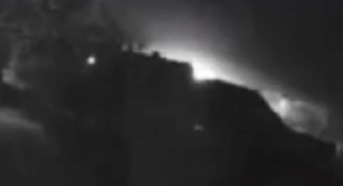 The explosion in Moldova / Screenshot from video 