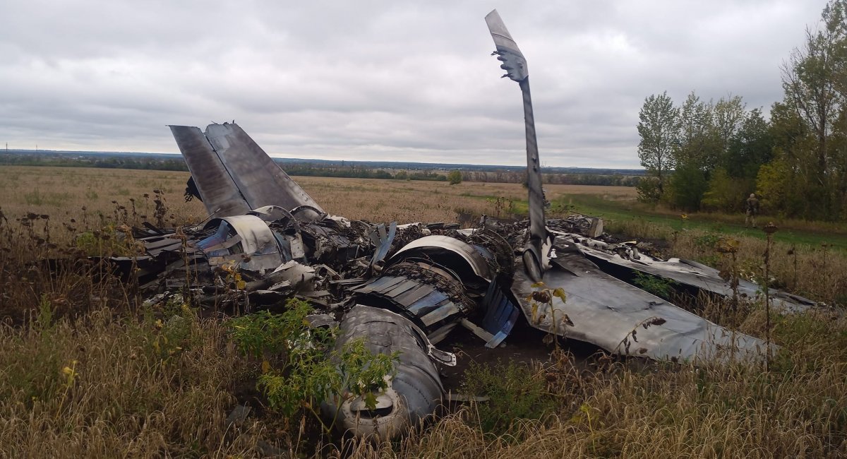 Illustrative photo: wrecked russian Su-34 in Ukraine / Photo credit: Andrey Platonov