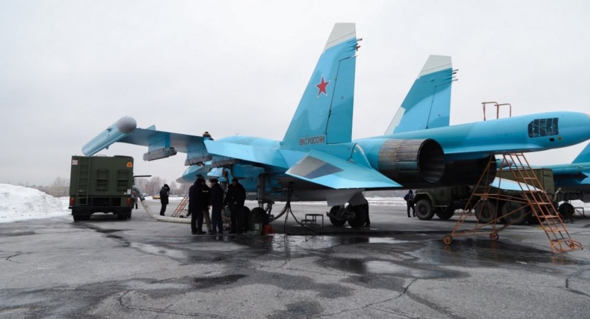 New russian Su-34 aircraft, April 2024 / open source  