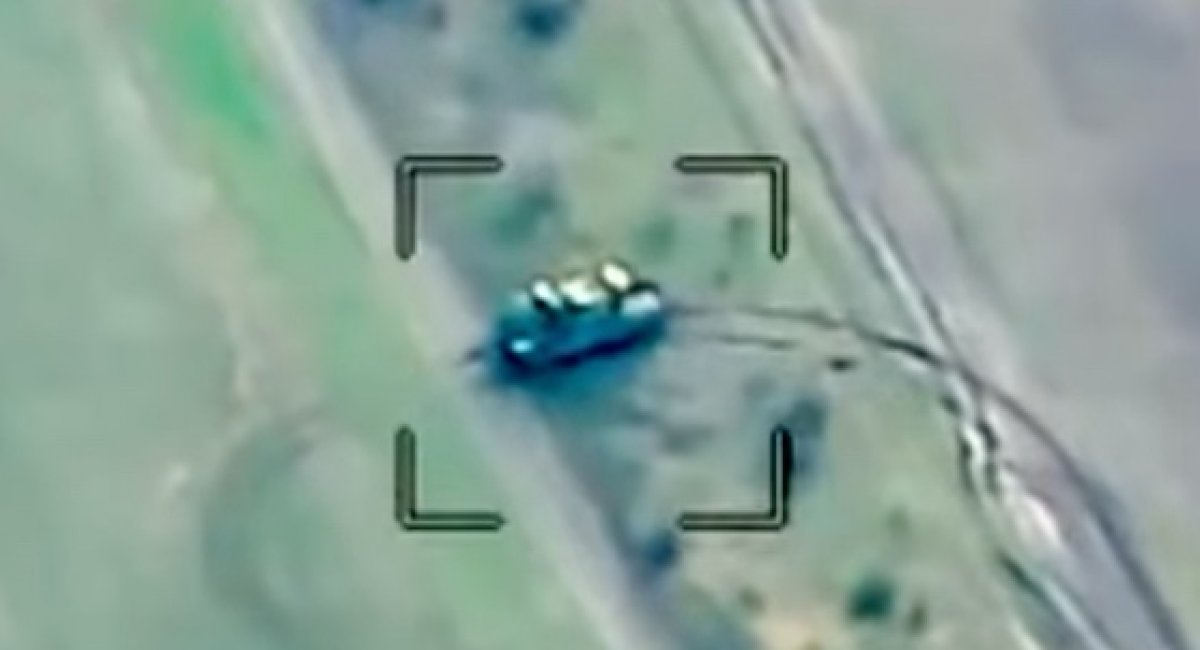 The Tor-M1 surface-to-air missile system / screenshot from video 