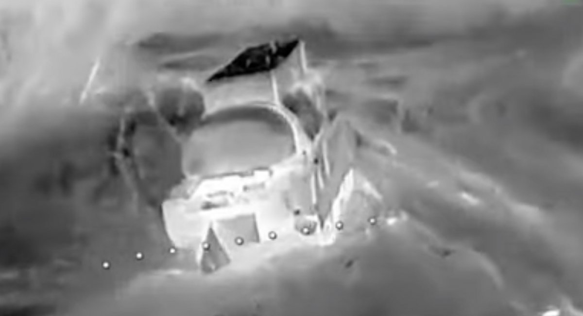 russian Buk-M1 surface-to-air missile system / screenshot from video 