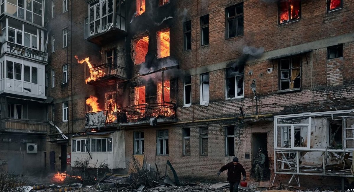 Bahmut. East of Ukraine. January 2023. Photo - AP