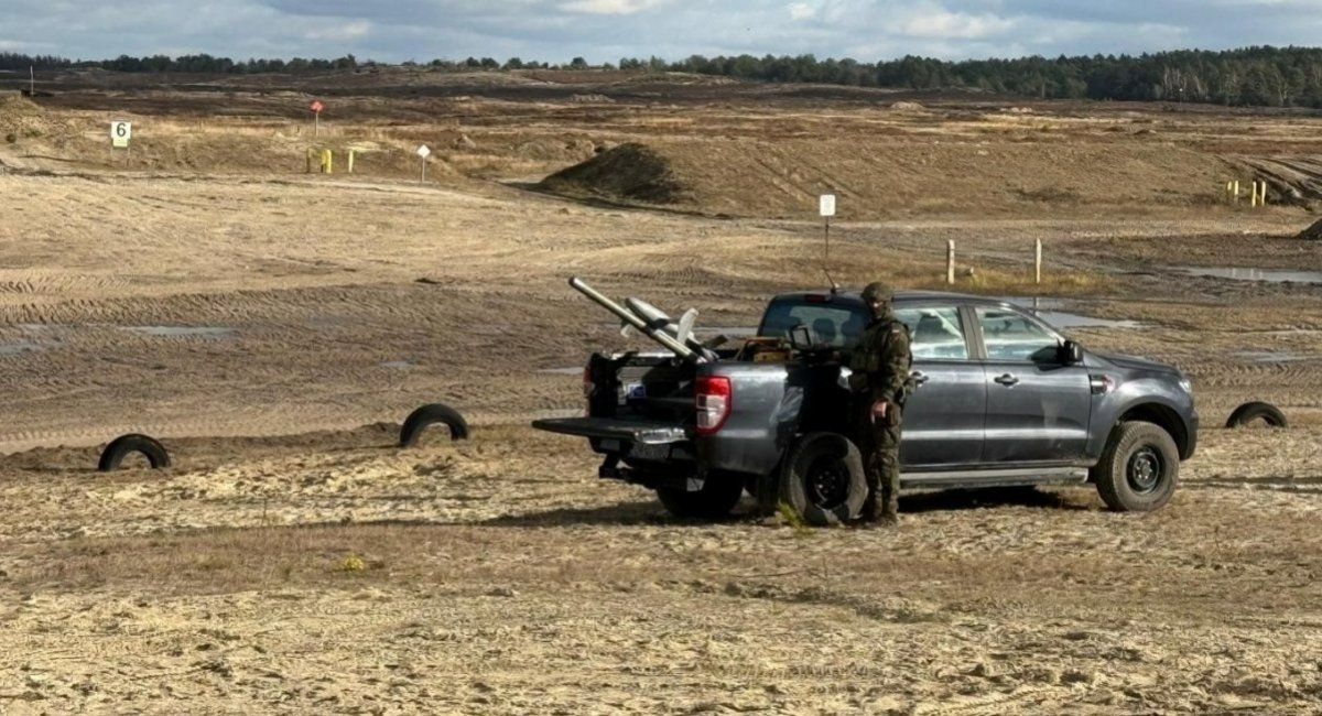 Illustrative photo of the launch system for the Merops interceptor drone / Photo credit: the Polish Armed Forces