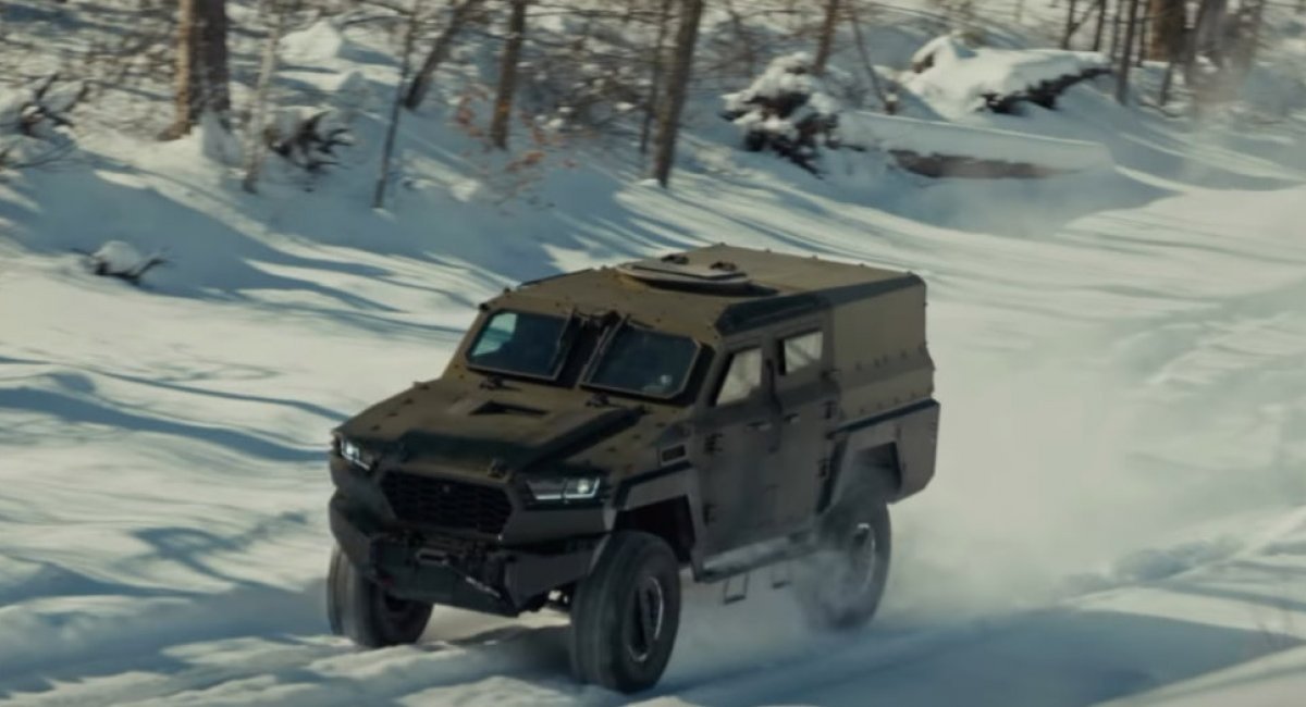 Inguar-3 armored pickup truck / Screenshot from the video by Inguar Defense 