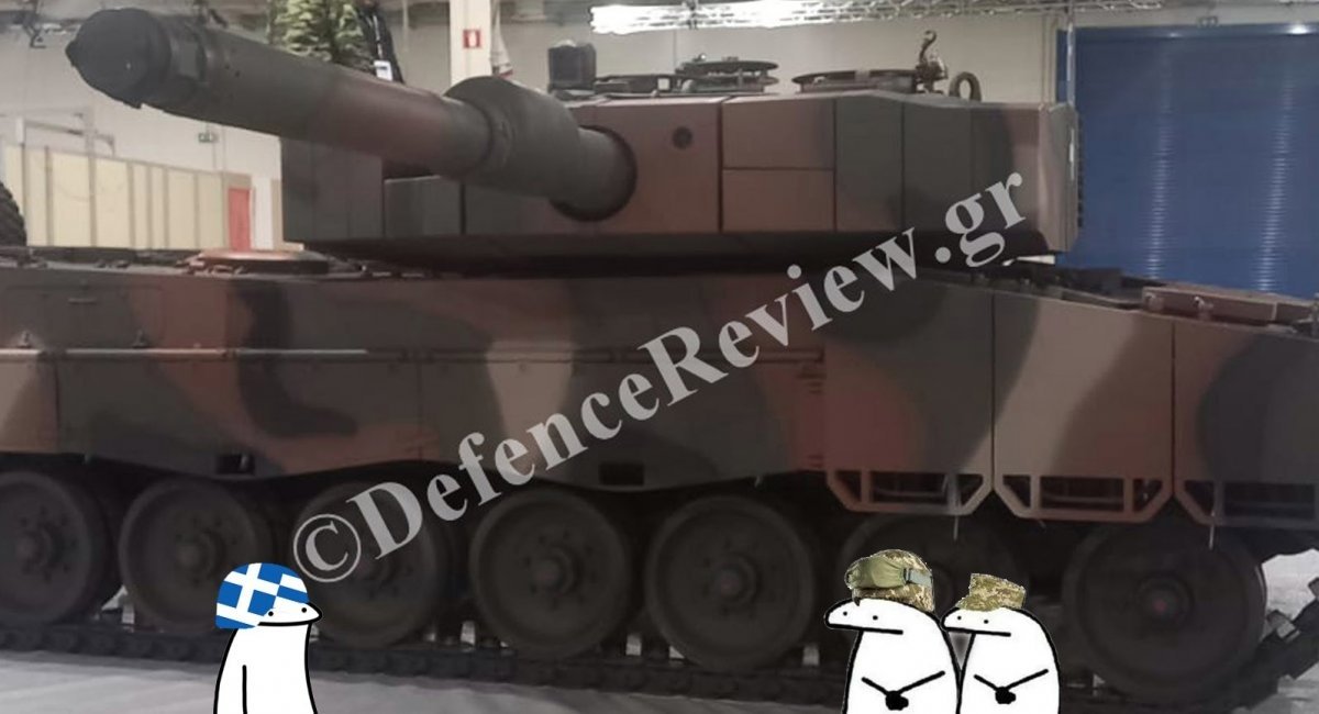 Leopard 2A4 With Reactive Armor For the Greek Armed Forces: the Meme is No Longer Just a Joke