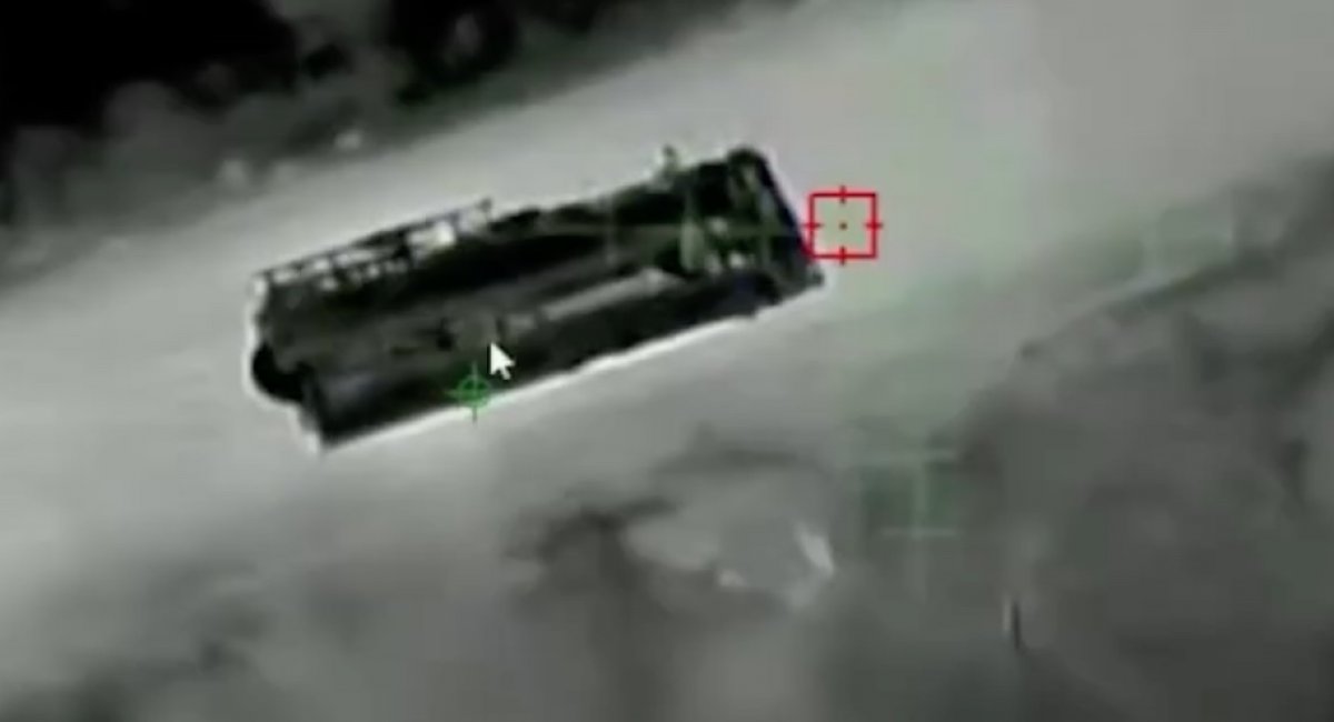 russian S-300V surface-to-air missile system / screenshot from video 