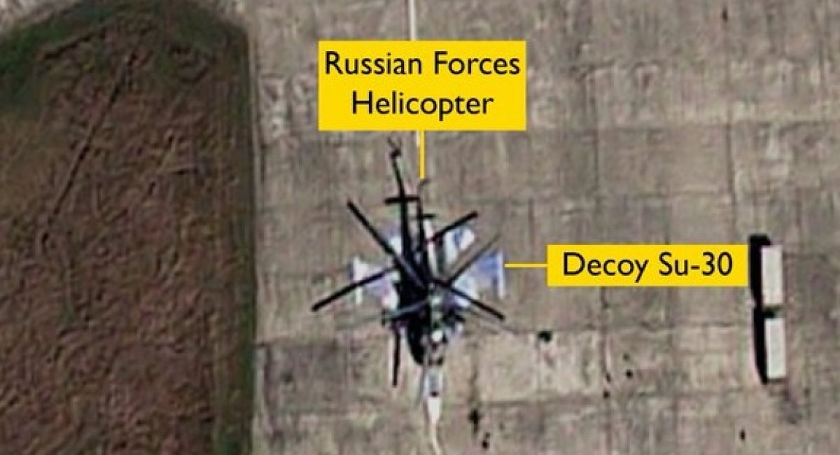 How painted fighter aircraft expose the true vulnerabilities of russian airbases / Photo credit: The UK Defense Intelligence