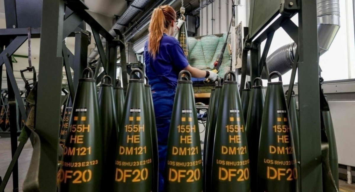 The DM121 shells / Photo credit: Rheinmetall