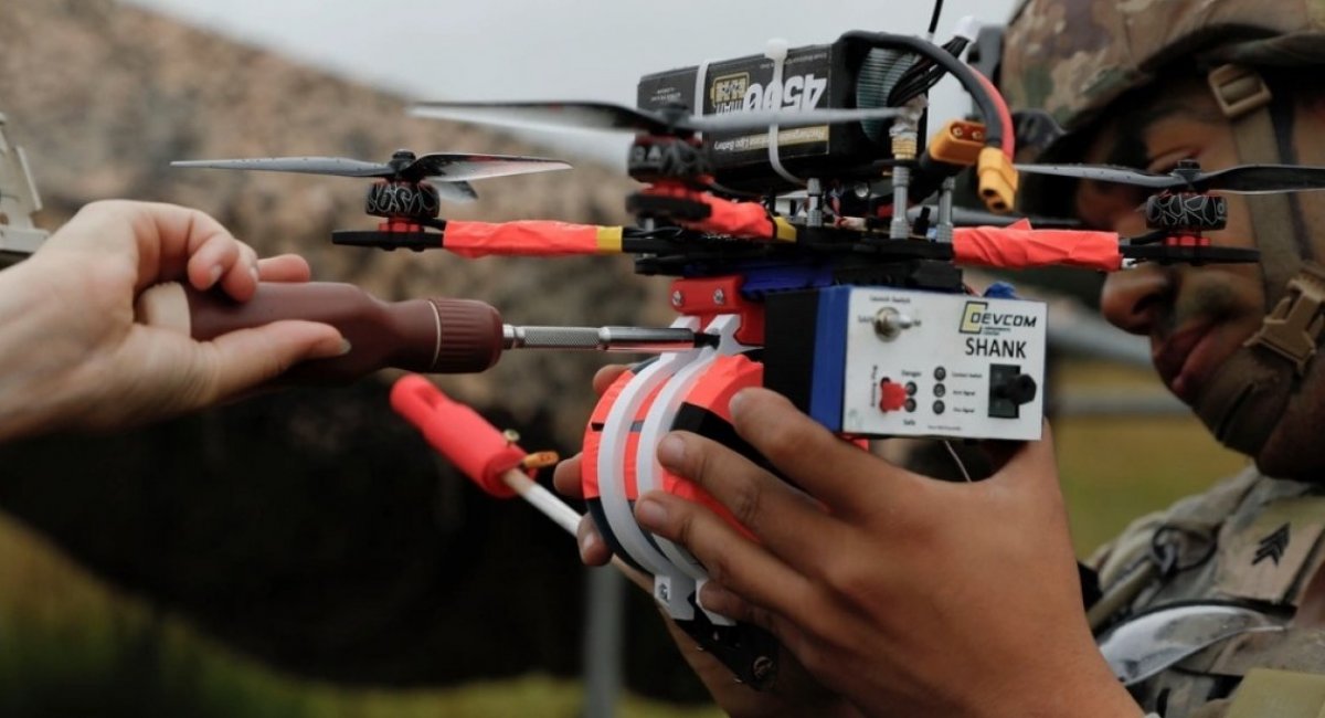 Preparing a drone for launch ground crew run final checks before mission / Photo credit: DVIDS