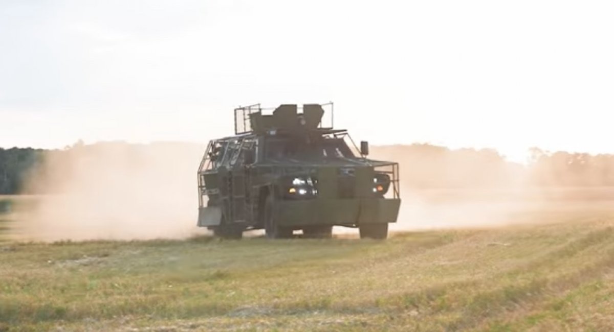 Ukraine's Cobra II armored vehicle / Screenshot from video 