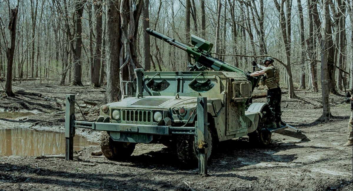 The 2-CT Hawkeye, presumably during tests or combat operations in Ukraine / Photo credit: AM General