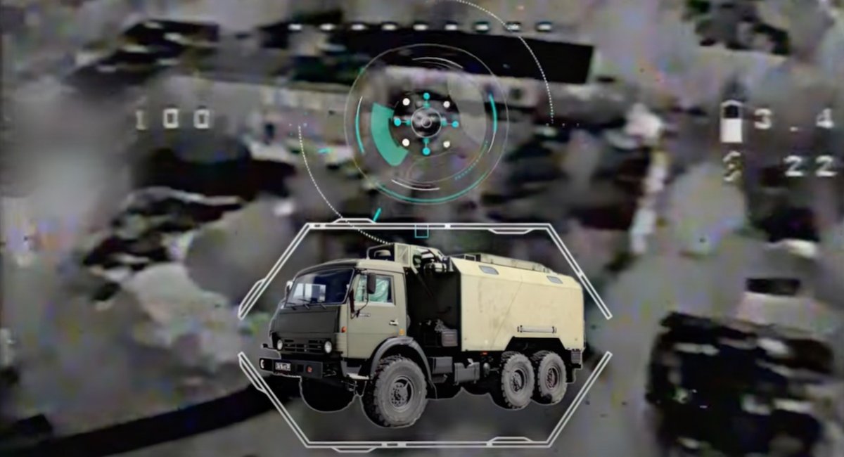 russian R-330 Zhitel electronic warfare system / screenshot from video 