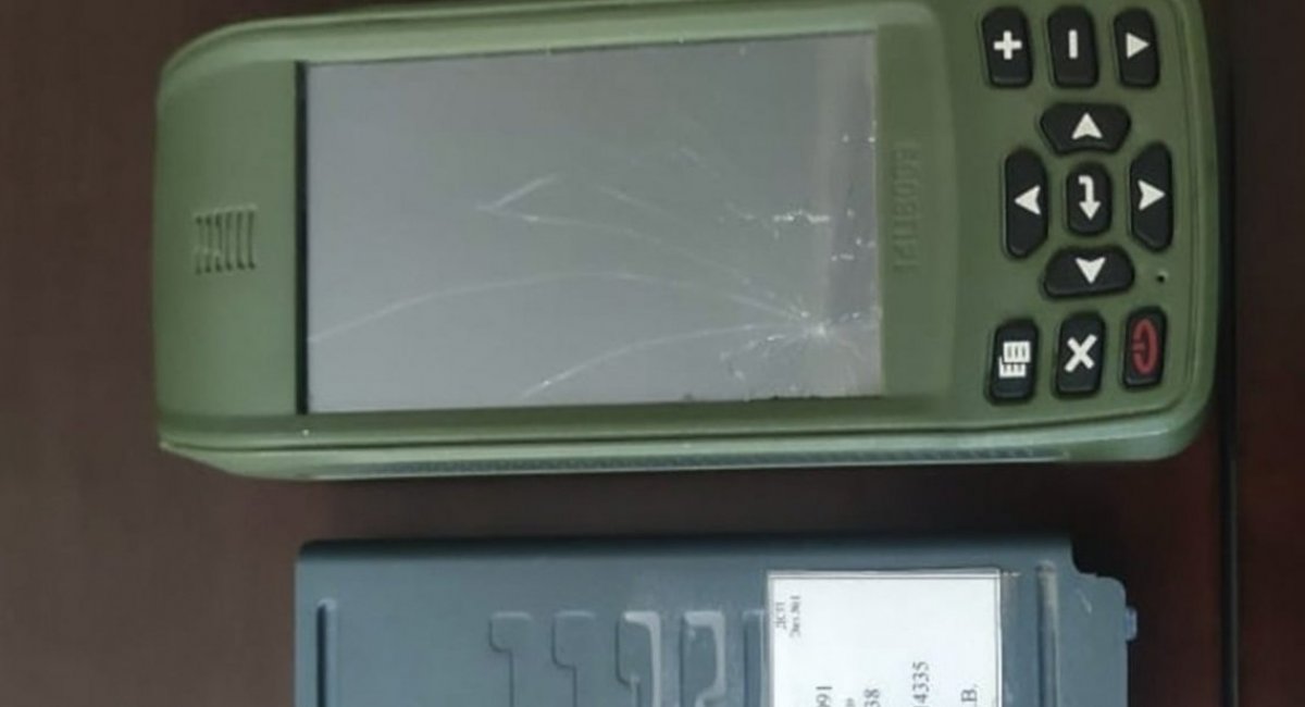 Seized digital tablet of Air Assault Regiment of Russian Army  / Photo credit: Security Service of Ukraine 