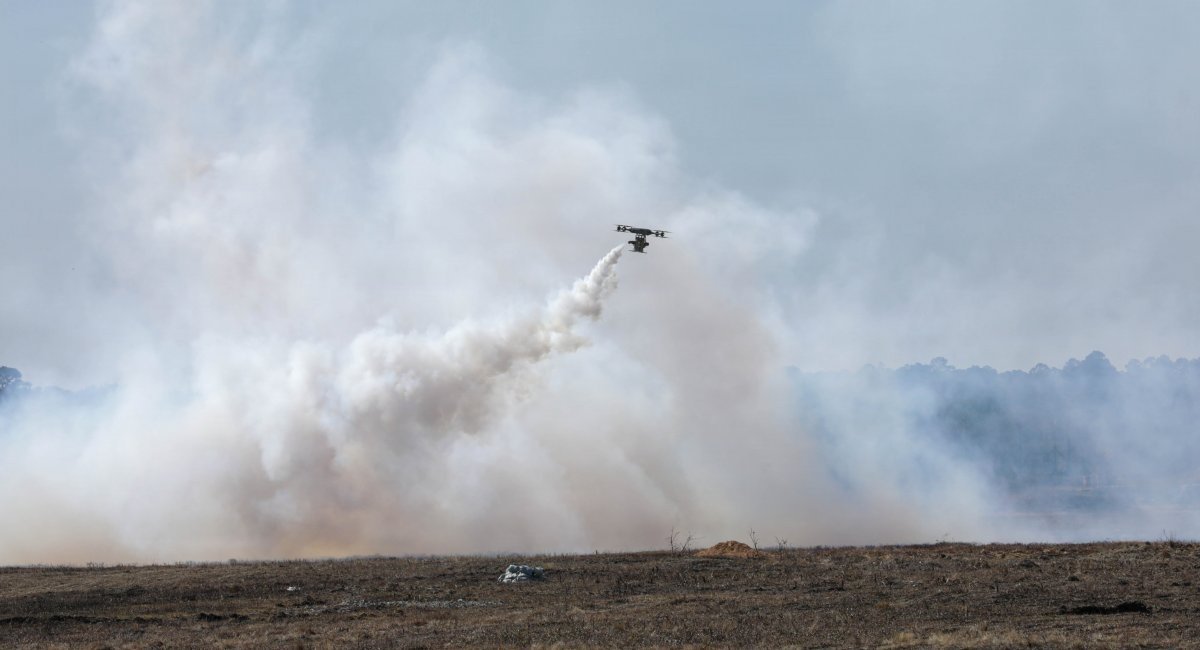 Borrowing From Ukraine, U.S. Army Trains to Shield Advancing Armor With Drone-Deployed Smoke