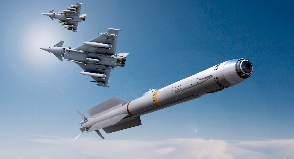 Concept art of the future IRIS-T Block II launched from a Eurofighter / Image credit: Diehl Defence