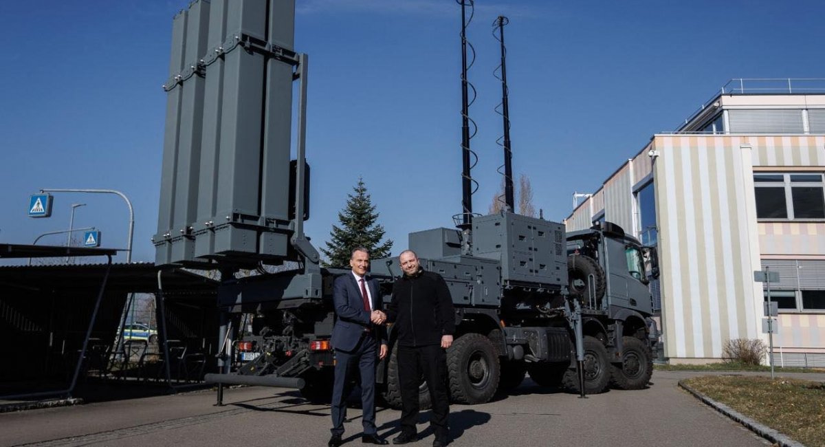 Ukrainian Defense Minister Rustem Umerov announced the signing of a memorandum of understanding with the German company Diehl Defence, which produces IRIS-T systems / Photo credit: Ukraine's MoD