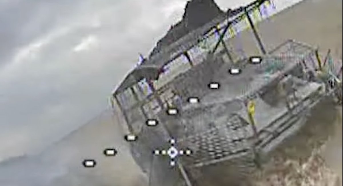 russian armoured fighting vehicle / screenshot from video 