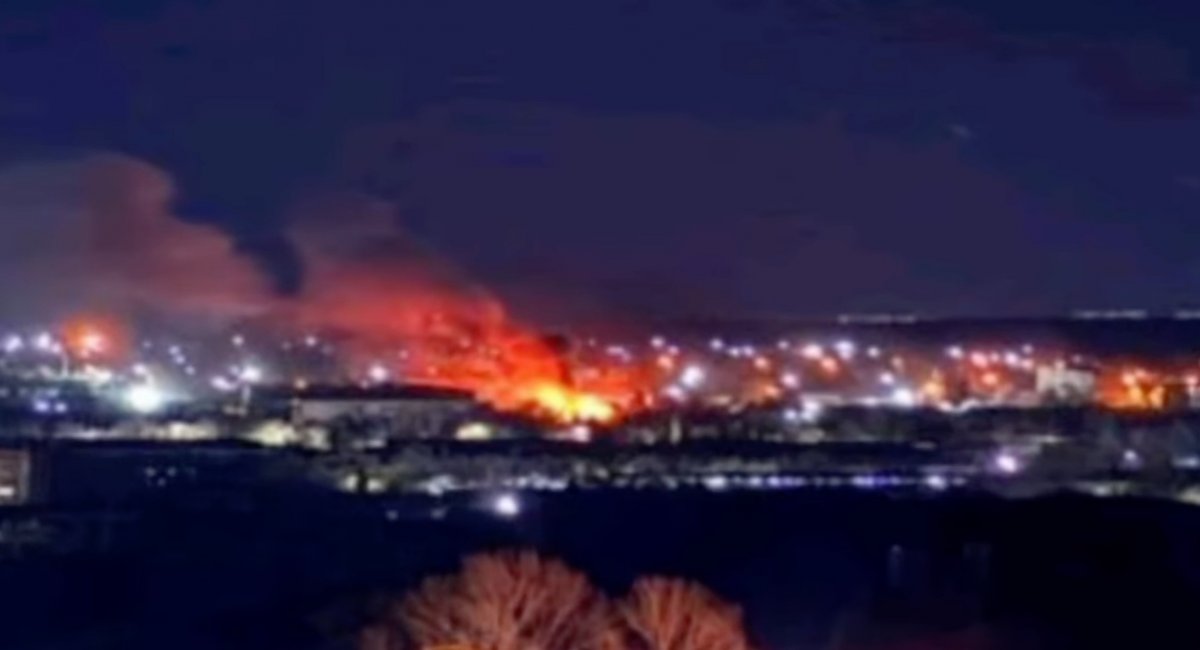 Coordinated drone attacks targeted troop positions and logistics sites in multiple temporarily occupied settlements / screenshot from video 