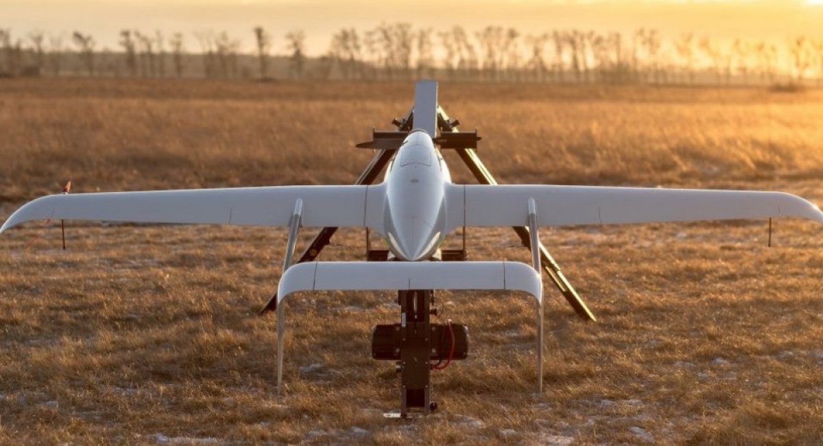 Raybird-3 UAV equipped with an electromagnetic spectrum monitoring system / Photo credit: Skyet