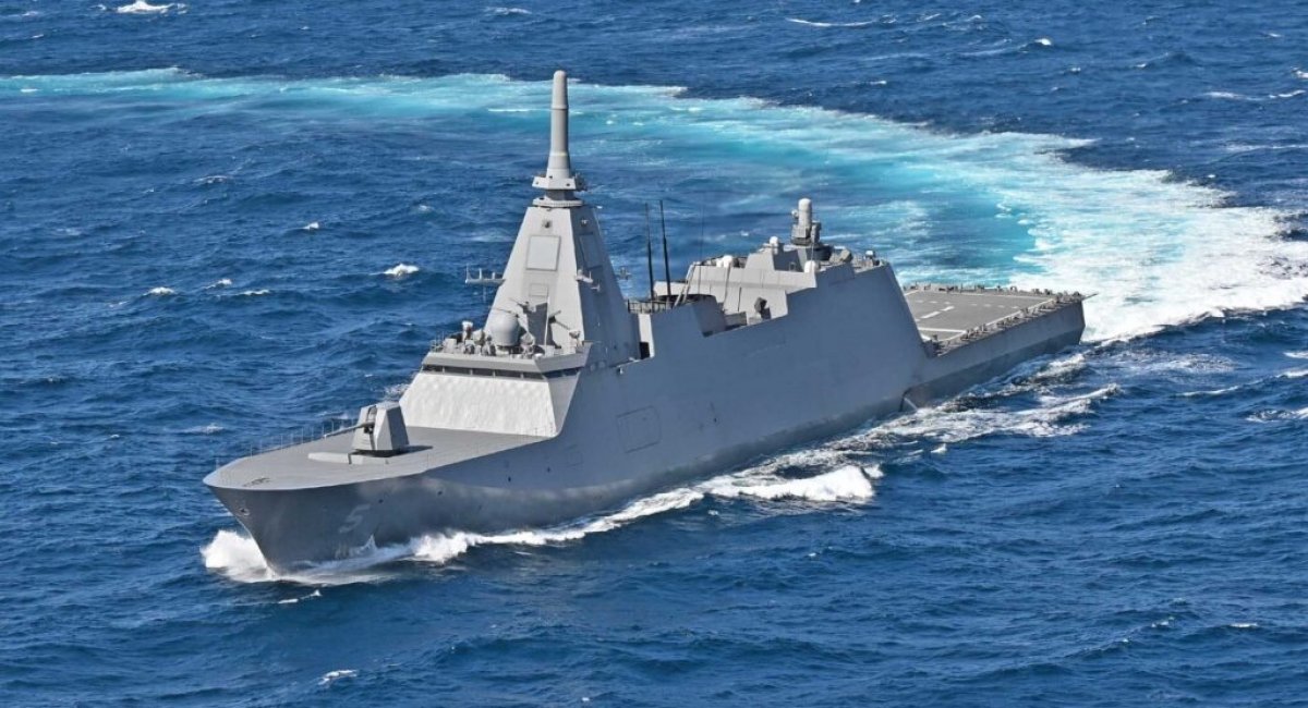 All-new Japanese Mogami-class stealth frigate / Photo credit: Breaking Defense