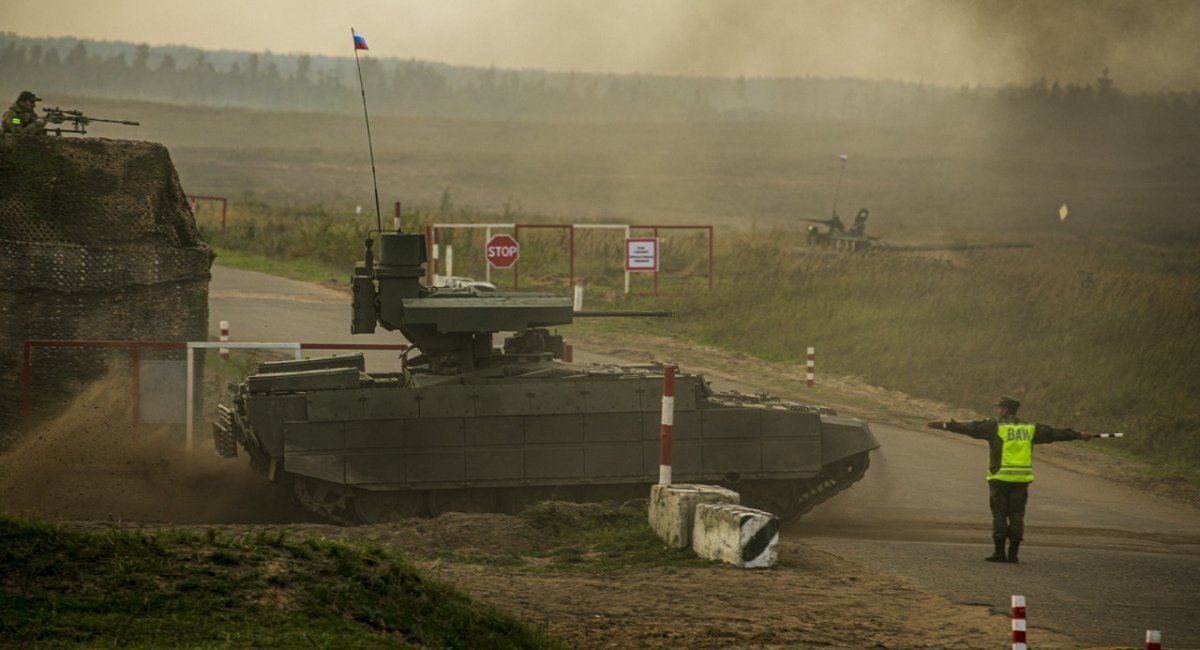 russian Terminator tank support vehicle during "Zapad-2021" drills / Open source photo