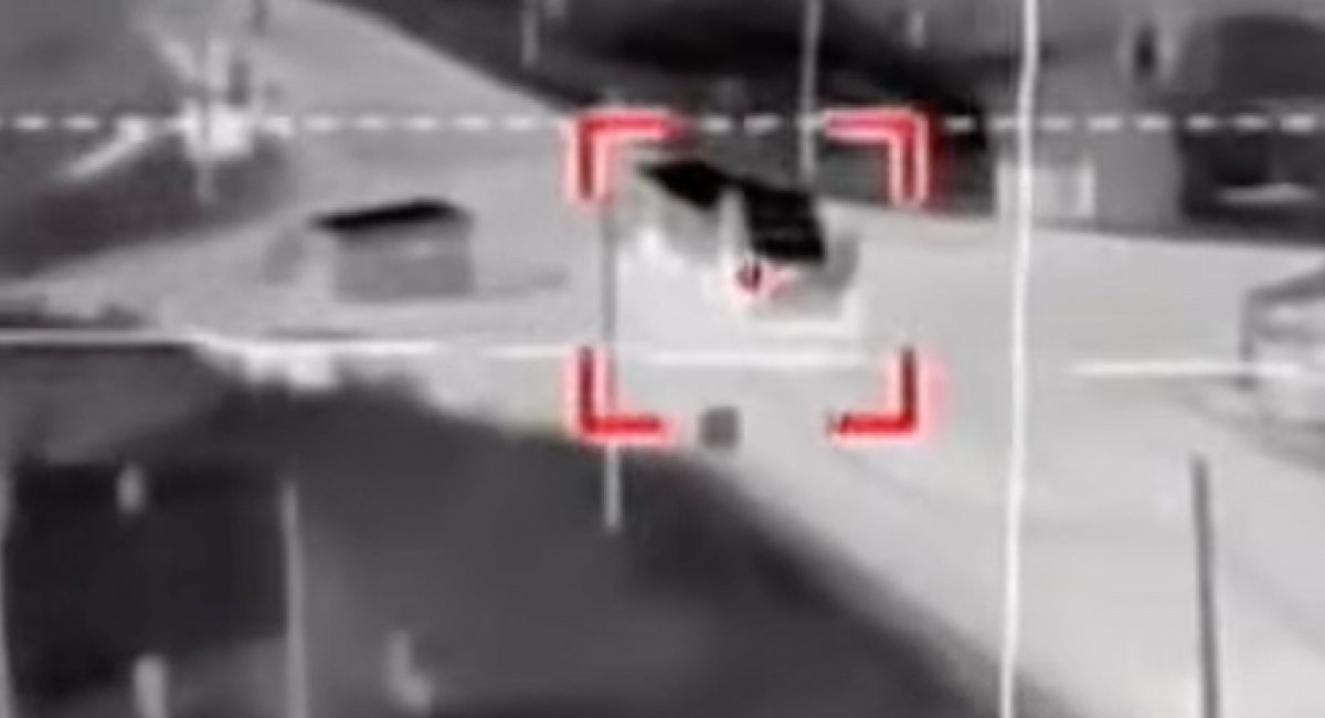 Ukrainian drone operators struck fuel tankers and cargo vehicles on key logistics routes leading to Crimea / screenshot from video 