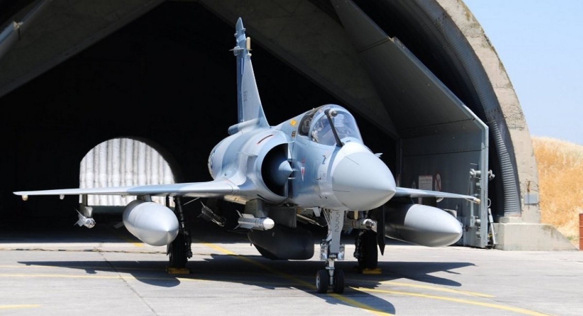 Mirage 2000-5 with SCALP-EG cruise missile, Hellenic Air Force / Photo credit: Hellenic Air Force​​​​​​​​​​​​​​​​