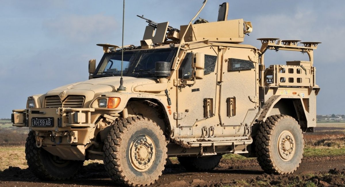 British Husky tactical support vehicles / Illustrative photo from open sources