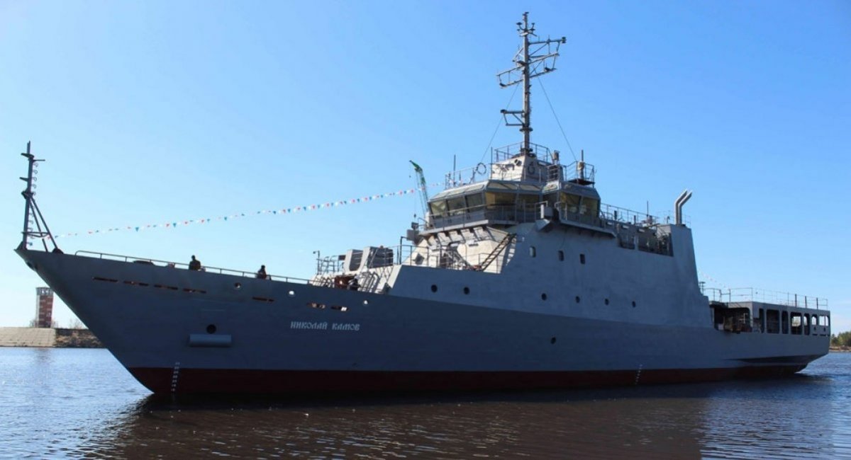 Tàu huấn luyện Nikolay Kamov sau khi hạ thủy vào tháng 4 năm 2024 / Ảnh nguồn mở
