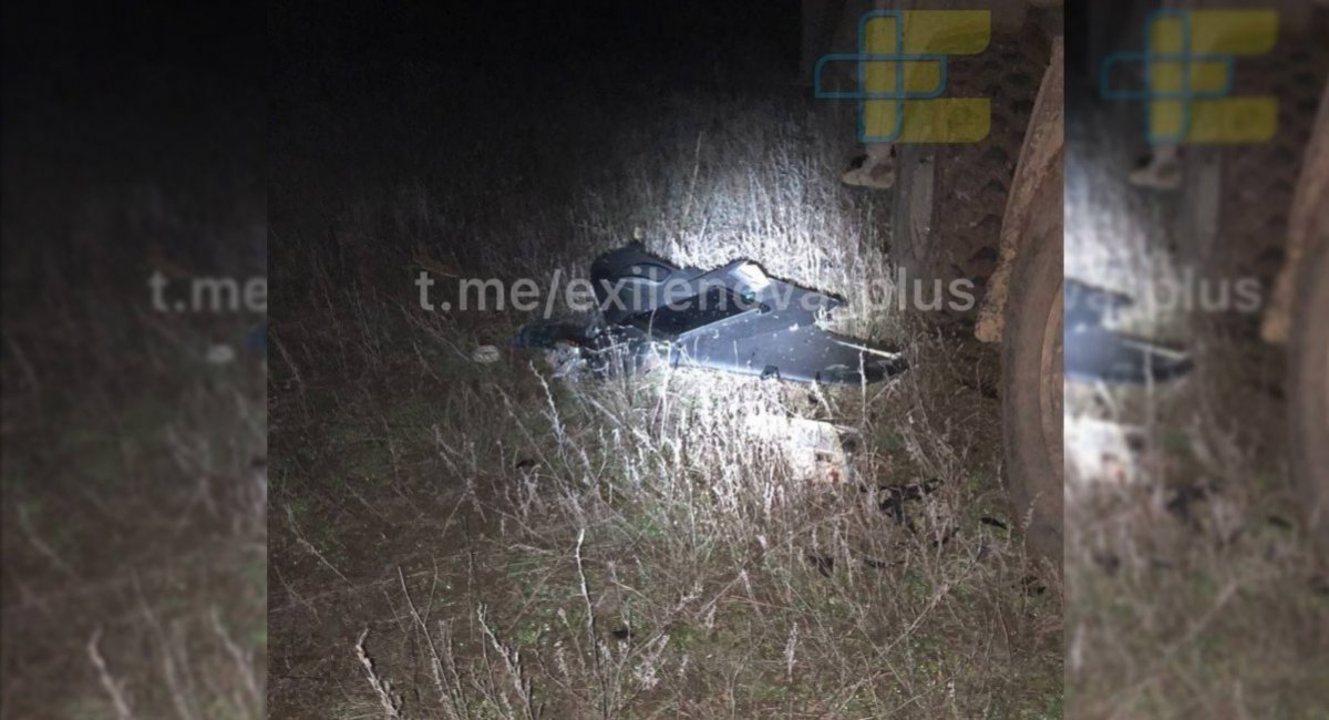 Supposedly Rubaka UAV that crashed near the radar / Open source photo