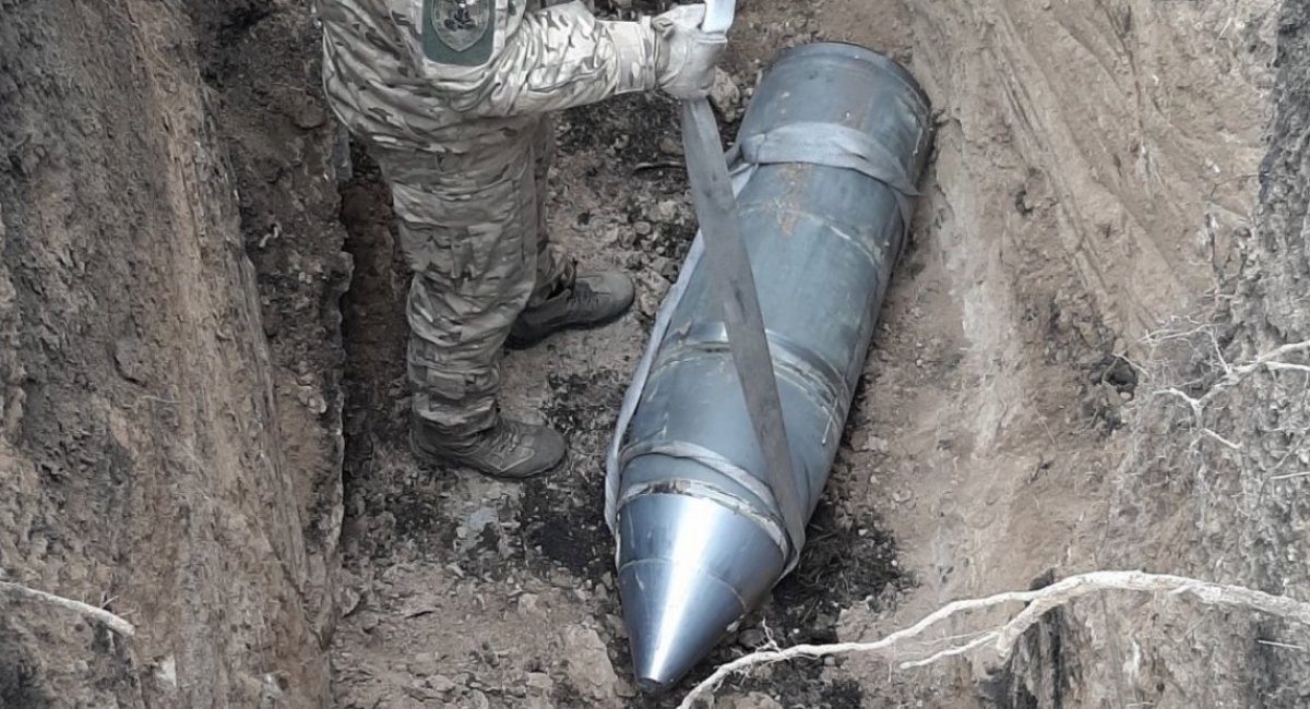 The Kinzhal missile’s warhead / Photo credit: The Ministry of Internal Affairs of Ukraine 