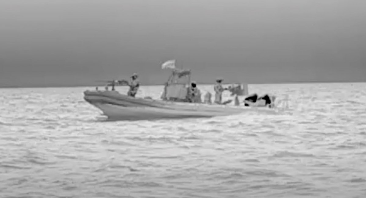 Combat drones eliminated the Groza EW station, Harpoon-B radar, and BL-680 patrol craft in a daring operation / screenshot from video