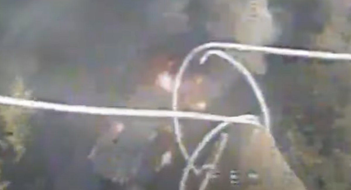russian BM-27 Uragan multiple rocket launcher / screenshot from video 