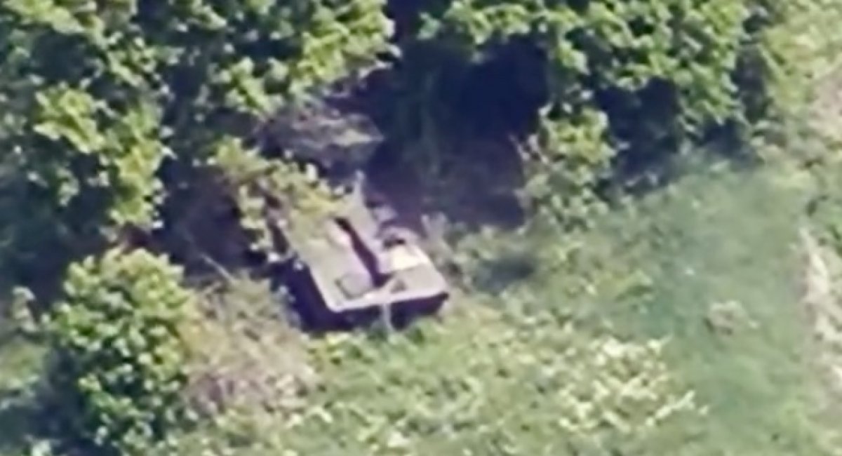 russian 2S1 Gvozdika self-propelled howitzer / screenshot from video 