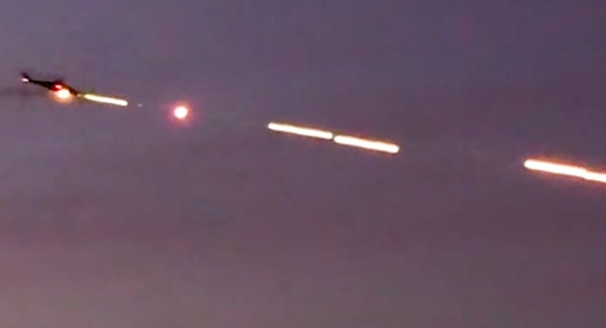 Ukrainian helicopter / screenshot from video 